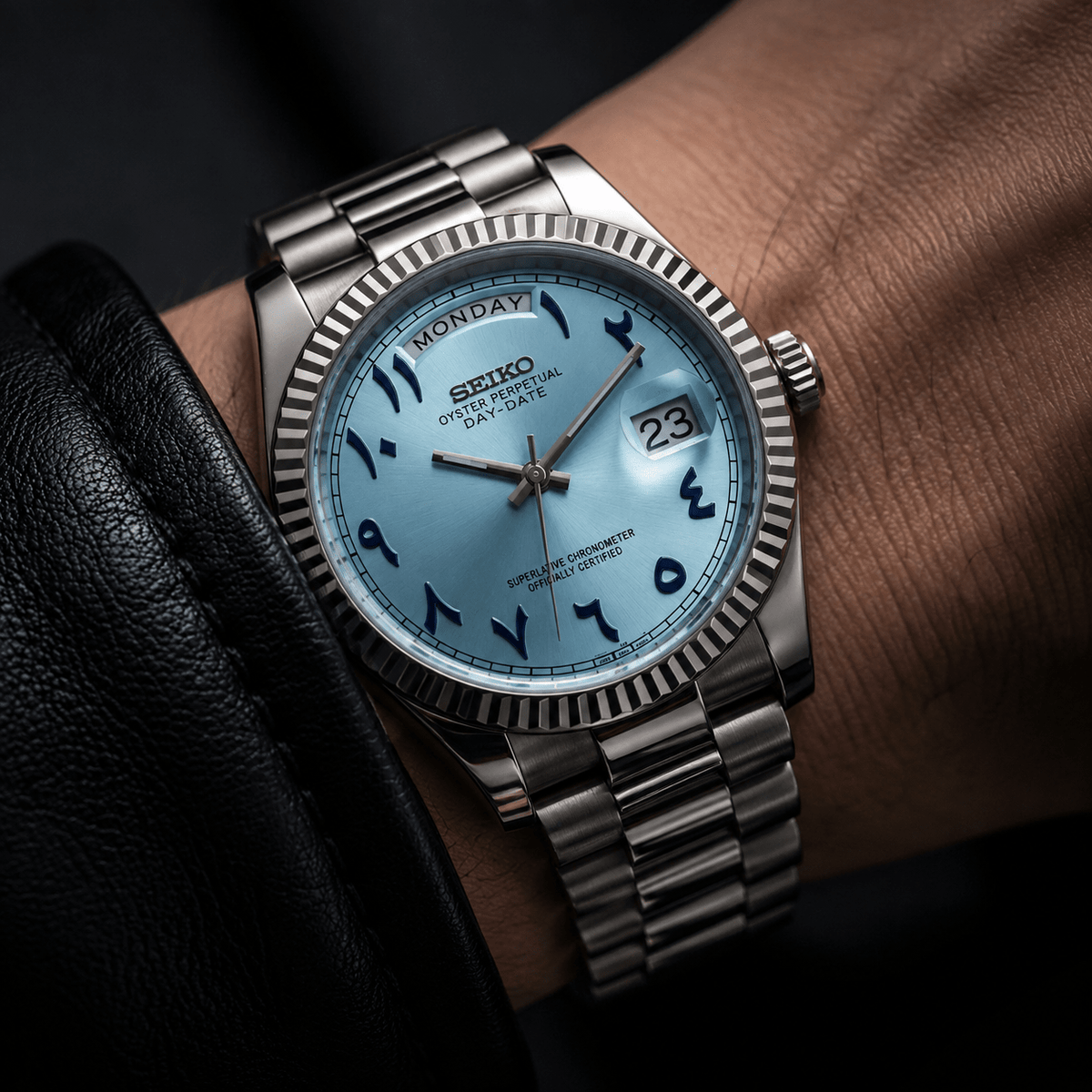Seiko Mod Arabic Day-Date | TWT - TWTwatches