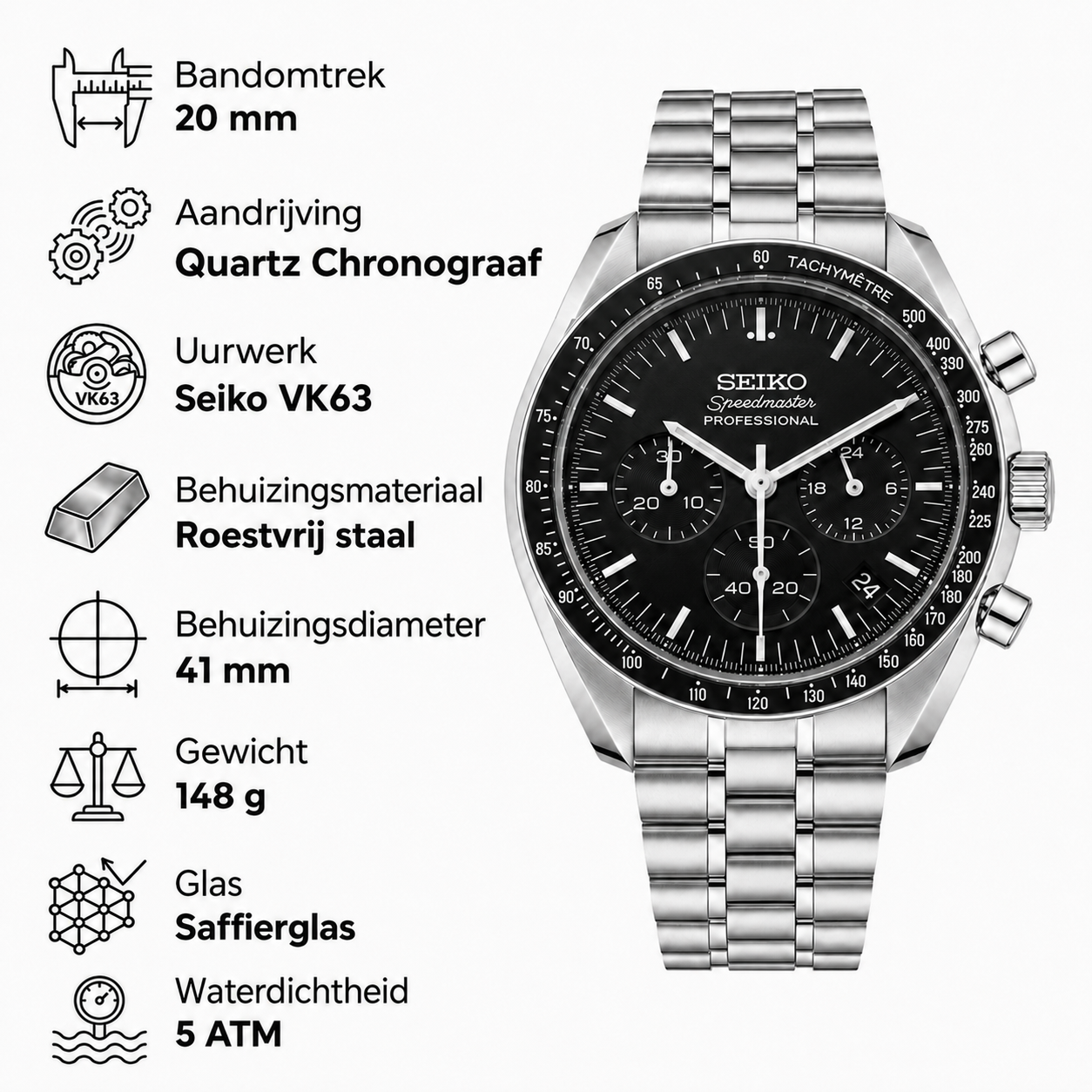 Zeemeester | Zwart