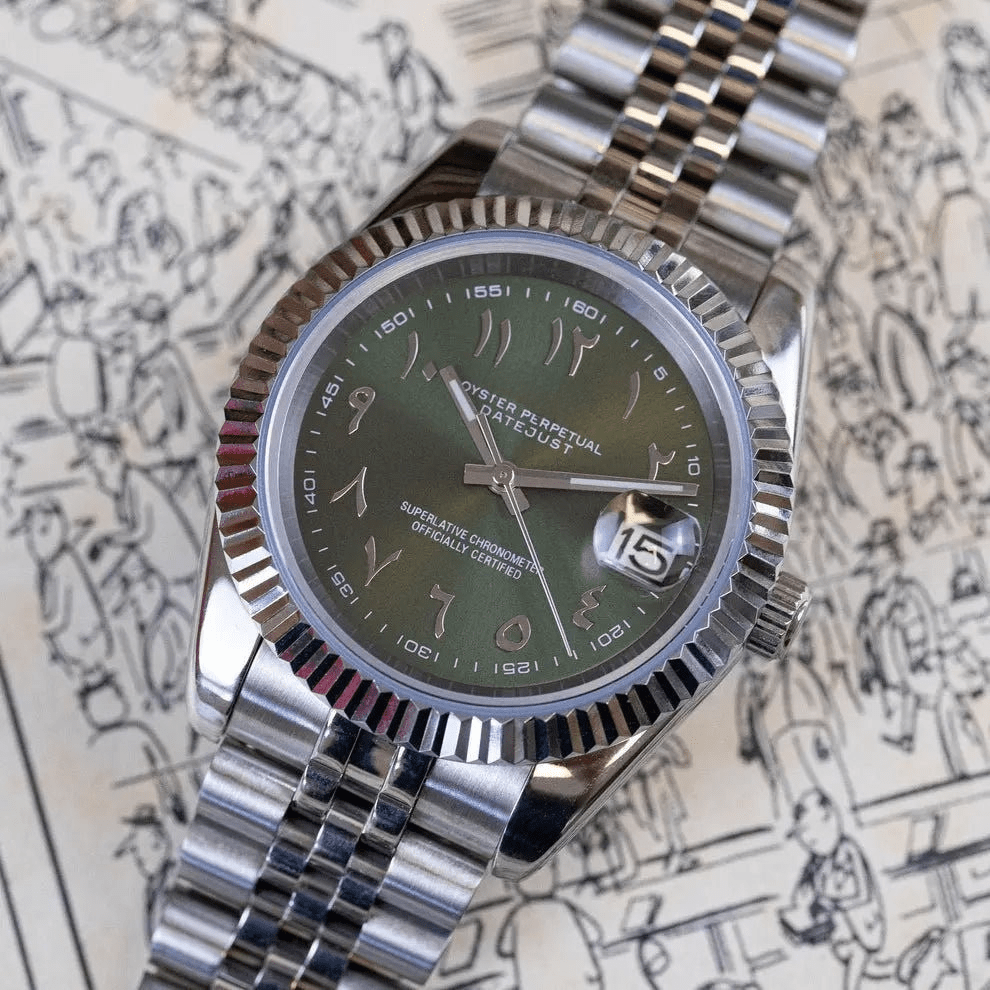 Dateiko Arabic | Olive - TWTwatches