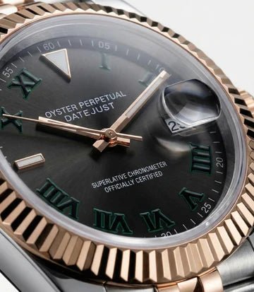 Datejust Mod Wimbledon | Rose Gold - TWTwatches