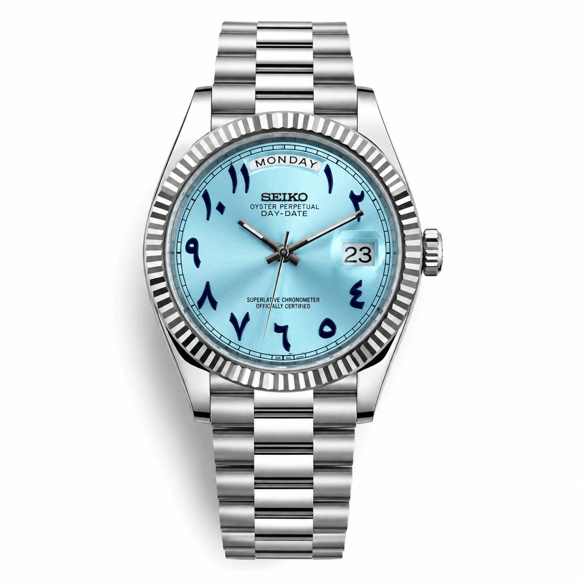 Seiko Mod Arabic Day-Date | TWT - TWTwatches