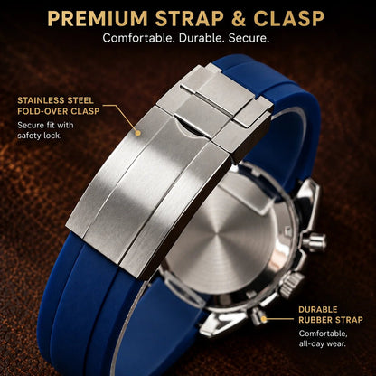 Seiko Mod Blue Racing Chronograph | TWT - TWTwatches