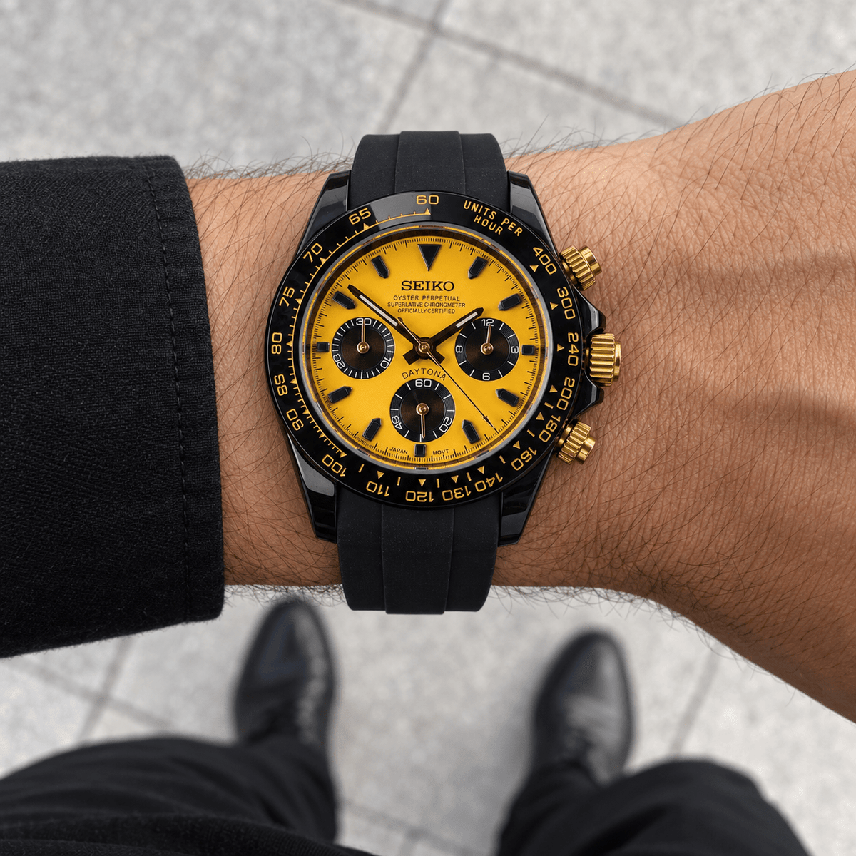 Seiko Mod Daytona Bumblebee | TWT - TWTwatches