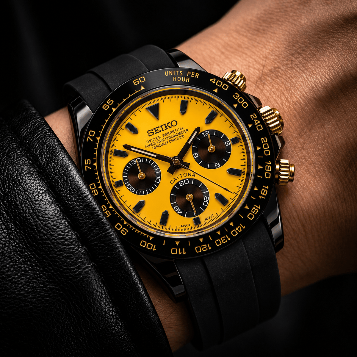 Seiko Mod Daytona Bumblebee | TWT - TWTwatches