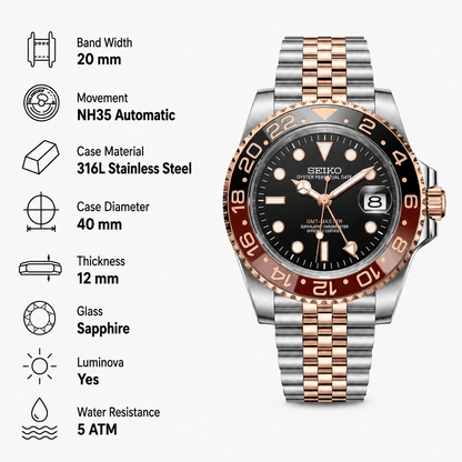 Seiko Mod GMT | TWT - TWTwatches